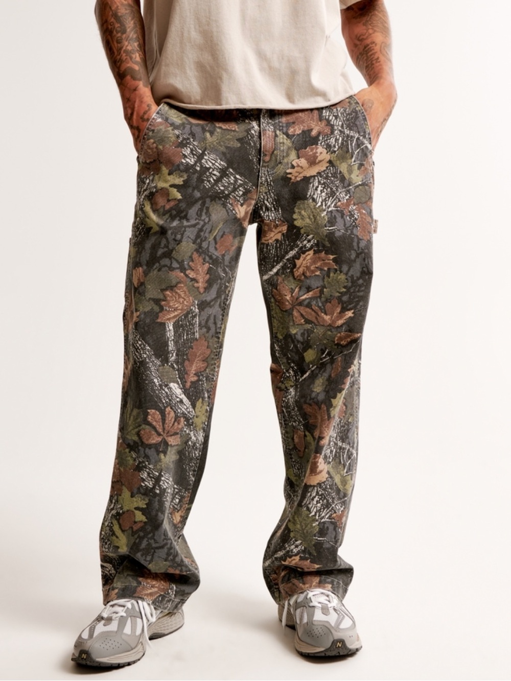 A&F Men’s Baggy Workwear Pant NWT